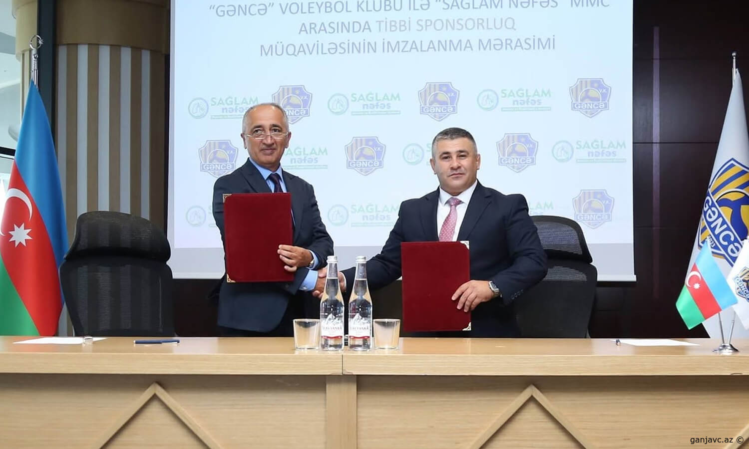 "Gəncə" VK ilə “Sağlam Nəfəs” MMC arasında sponsorluq müqaviləsi imzalanıb